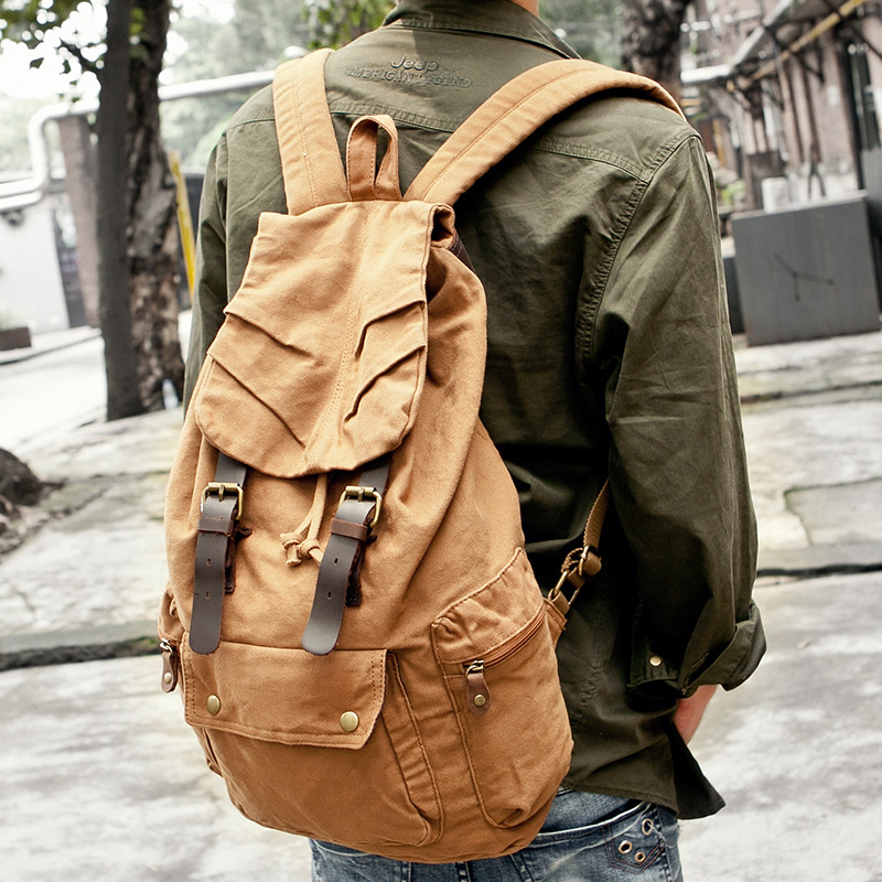 대용량 캔버스 백팩 통기성 경량 땀 흡수 여행 가방 캐 - Canvas Backpack Casual 리뷰 및 가격