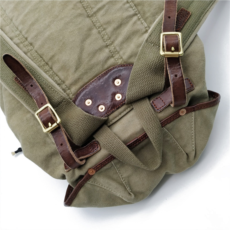 레트로 아메리칸 고밀도 캔버스 아웃도어 클라이밍 백팩  - Canvas Backpack Casual 리뷰 및 가격