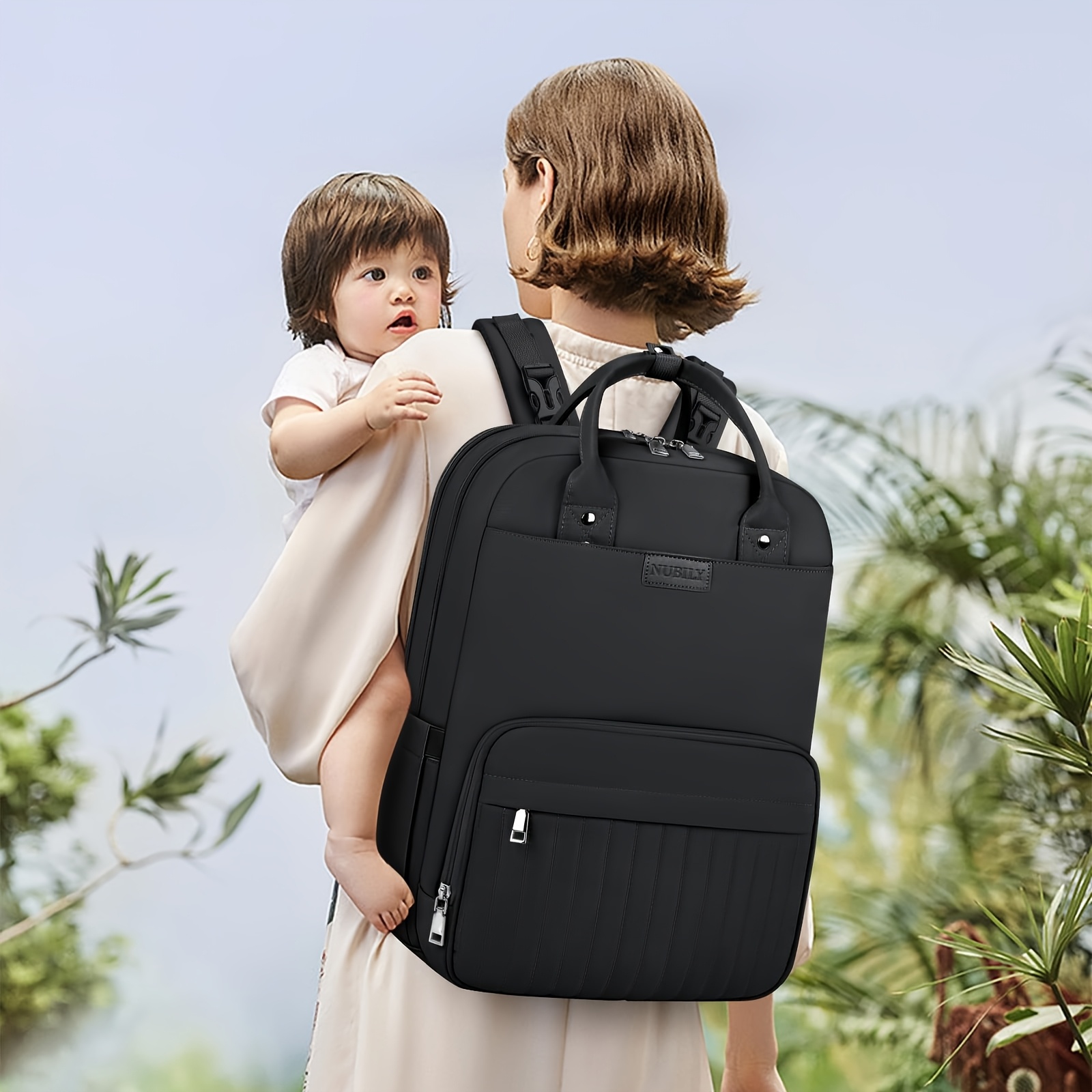 NEWHEY 휴대용 변경 매트가있는 가방 배낭 기저귀  - Backpack Diaper Bag 리뷰 및 가격